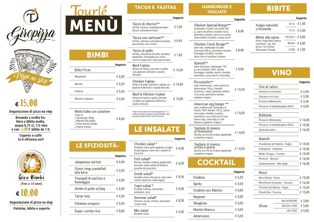 Menu Tourlé Lapizzeria E Ilgrill Parabiago-4