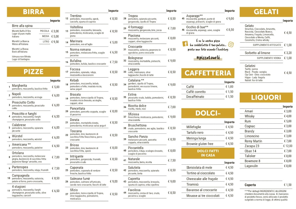 Menu Tourlé Lapizzeria E Ilgrill Parabiago-5